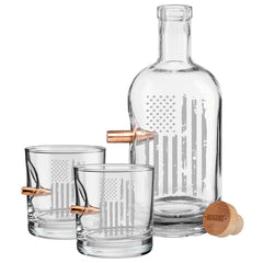 Whiskey Decanter and Rocks Glass Set